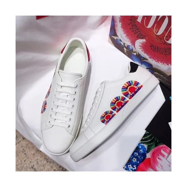 Gucci 2019 Mm/Wm Leather Sneakers - 구찌 2019 남여공용 레… - 1