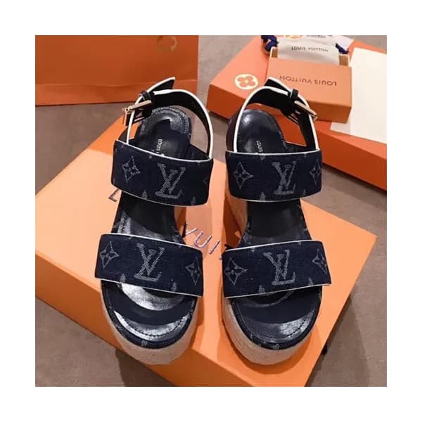 Louis Vuitton 2019 Ladies Wedge Sandal - 루이비통 2019… - 1