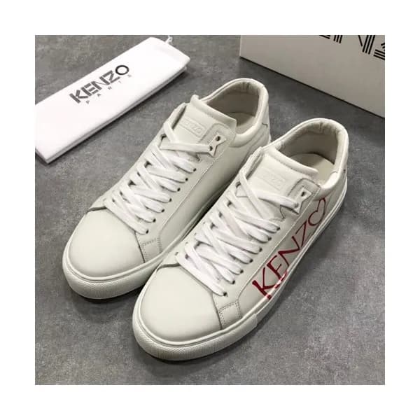 Kenzo 2019 Mens Leather Sneakers - 겐조 2019 남성용 레더 … - 1