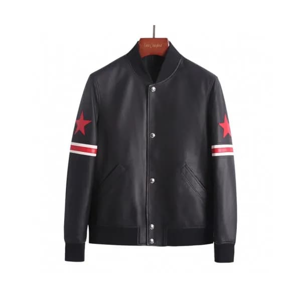 Givenchy 2019 Mens Logo Casual Leather Jacket - 지방… - 1