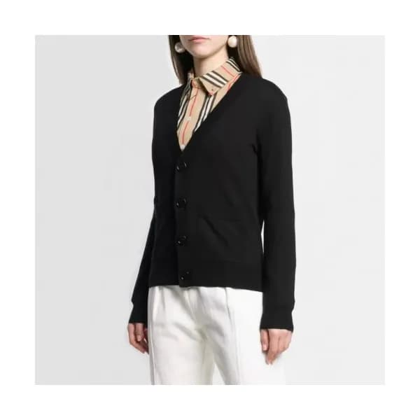 Burberry 2019 Womens Retro Logo Wool Cardigan - 버버… - 1