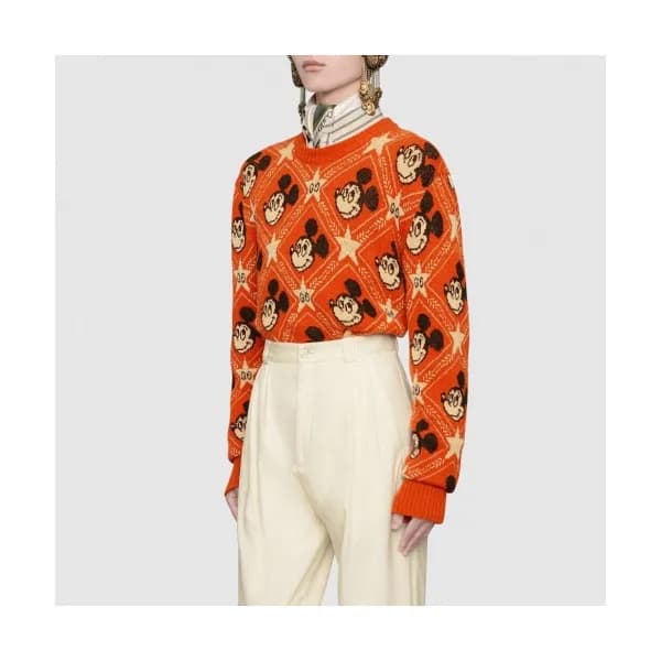 Gucci 2019 Mm/Wm Casual Wool Crest -neck Sweater -… - 1
