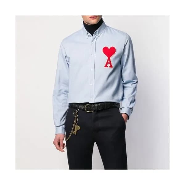 Ami Mens Cotton Shirts - 아미 남성 캐쥬얼 셔츠 - ami23x - 1