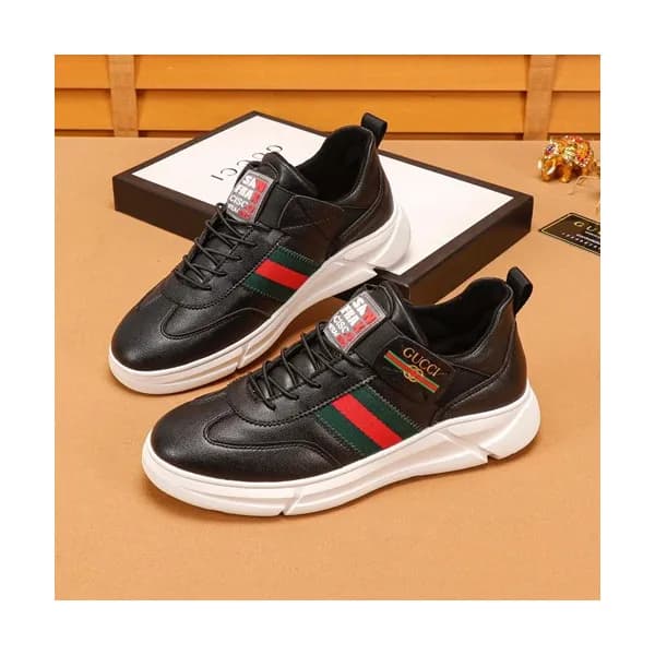 Gucci 2019 Mens Leather Sneakers - 구찌 2019 남성용 레더 … - 1