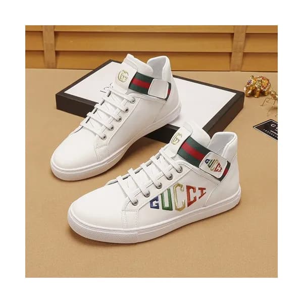 Gucci 2020 Mens Leather Sneakers - 구찌 2020 남성용 레더 … - 1