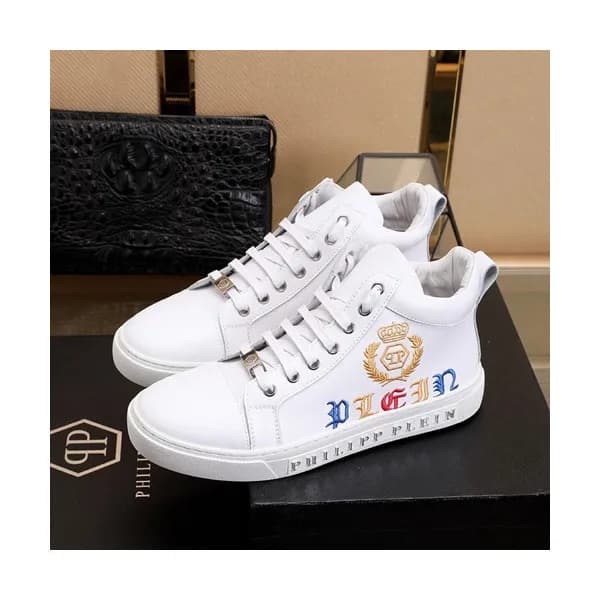 Philipp plein 2020 Mens Leather Sneakers - 필립플레인 … - 1