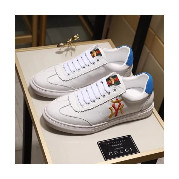 Gucci 2020 Mens Leather Sneakers - 구찌 2020 남성용 레더 … - 1