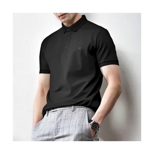 Bottega Veneta Mens Business Polo Short-sleeved Ts… - 1
