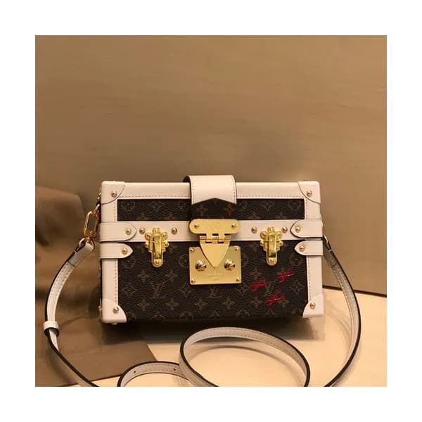 Louis Vuitton 2020 Petite Malle Shoulder Bag,20cm … - 1