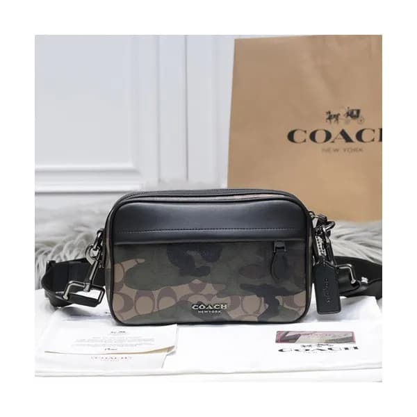 Coach 2020 Mens Camera Shoulder Bag,24cm - 코치 2020… - 1