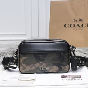 Coach 2020 Mens Camera Shoulder Bag,24cm - 코치 2020…