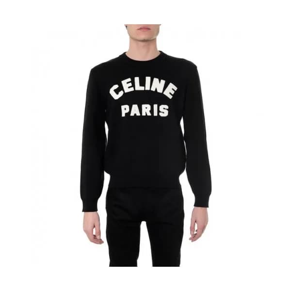 Celine Mm/Wm Hedi Slimane Logo Sweater - 셀린느 남/녀 로… - 1
