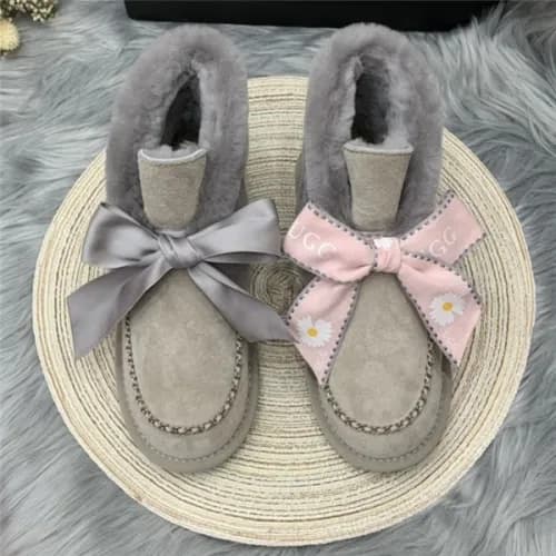 Ugg 2020 Women's Leather Wool Ankle Boots - 어그… - 1