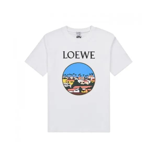 [로에베]Loewe 2021 Mm/Wm Smile Short Sleeved Tshirts … - 1