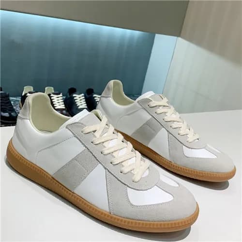 Maison Margiela 2021 Men's Leather Sneakers - … - 1