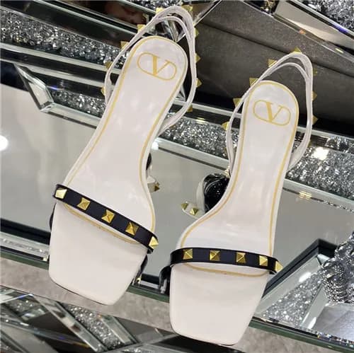 Valentino 2021 Women's Leather High Heel Sanda… - 1