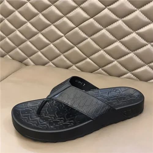 Dior 2021 Men's Leather Slipper - 디올 2021 남성용 … - 1