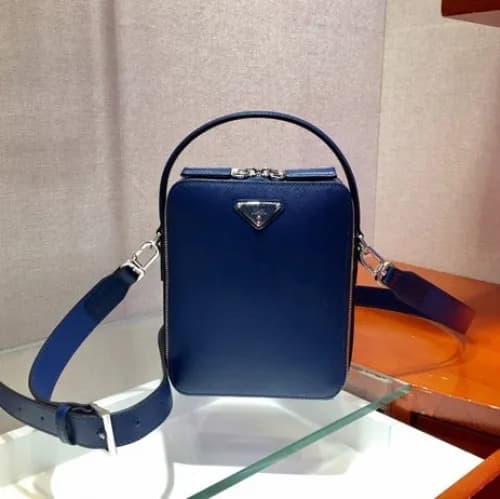 Prada 2021 Men's Leather Tote Bag/Shoulder Bag… - 1