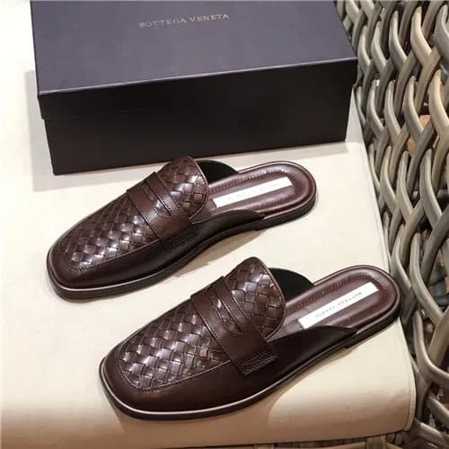 Bottega Veneta 2021 Men's Leather Mule,BVS0369… - 1