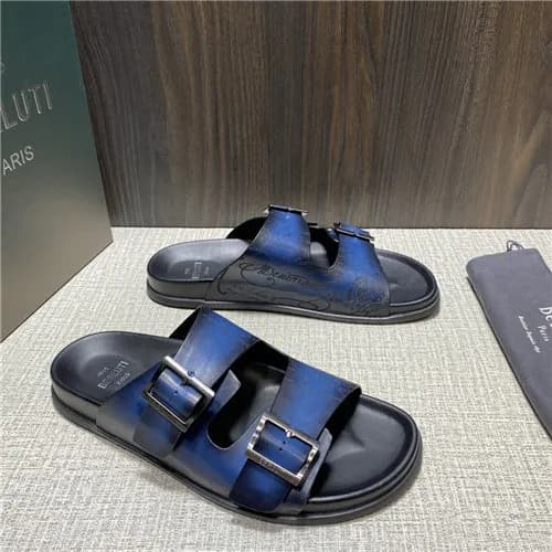 Berluti 2021 Men's Leather Mule,BERTS0240 - 벨루… - 1