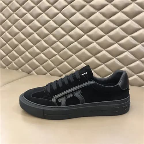 Salvatore Ferragamo 2021 Men's Leather Sneaker… - 1