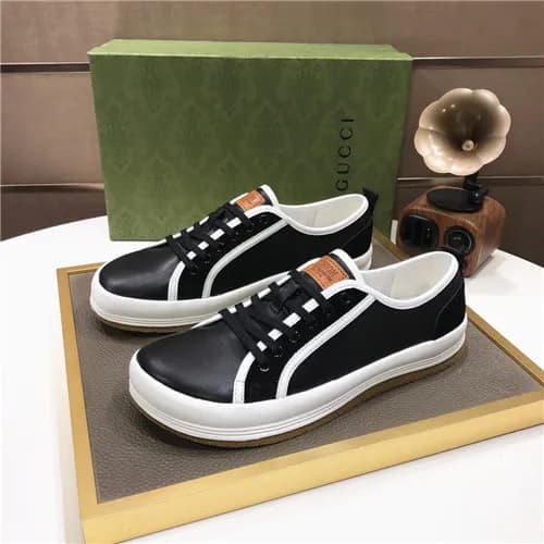 [매장판]Gucci 2021 Men's Leather Sneakers,GUCS158… - 1