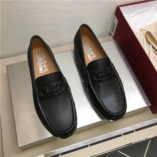 Salvatore Ferragamo 2021 Men's Leather Loafer,… - 1