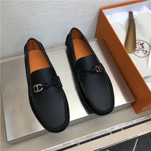 Hermes 2021 Men's Leather Loafer,HERS0524 - 에르… - 1