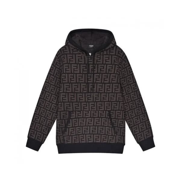 Fendi Mm/Wm Logo Casual Hoodie - 펜디 2021 남/녀 로고 캐쥬… - 1
