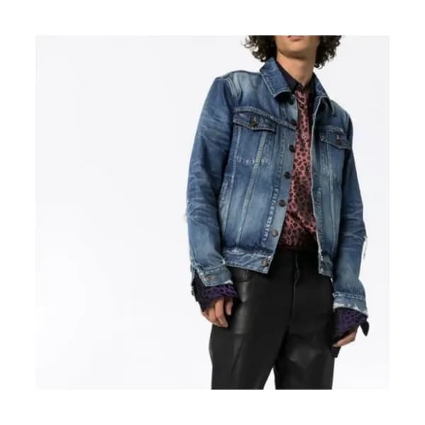 Saint Laurent Mens Classic Jackets Blue - 입생로랑 20… - 1
