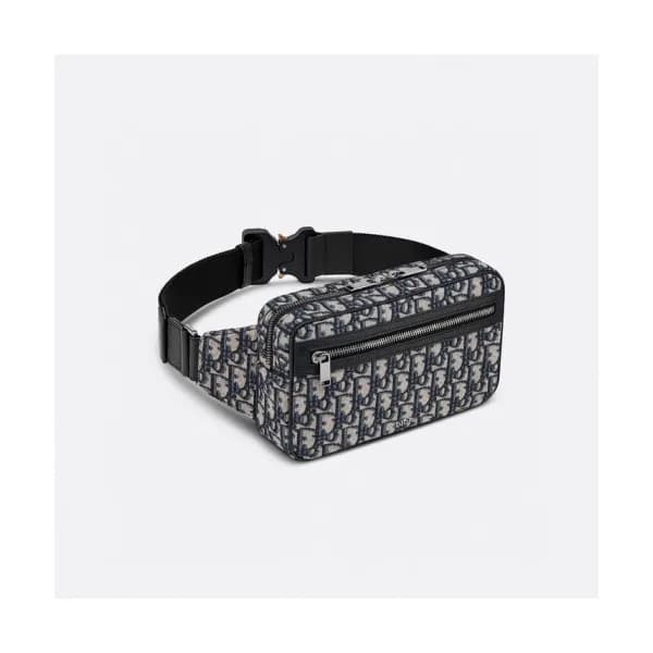 디올 오블리크 남성 힙색 Size(24cm) 네이비 - Dior Oblique Mens …
