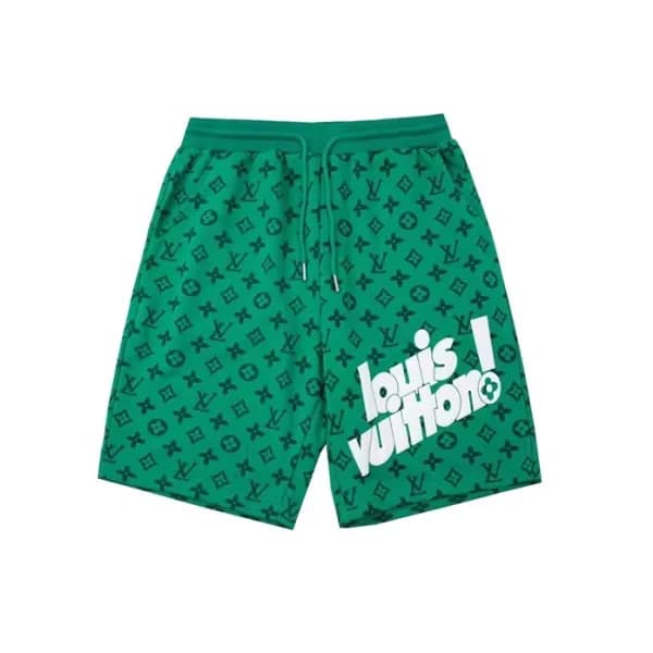 루이비통 남성 그린 반바지 - Mens Green Half-pants - lou04320x - 1