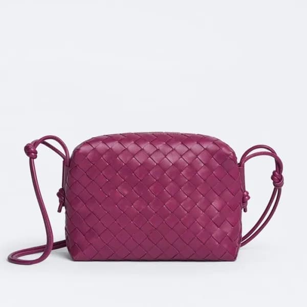 보테가베네타 여성 클래식 퍼플 숄더백 - Bottega Veneta Womens Purpl… - 1
