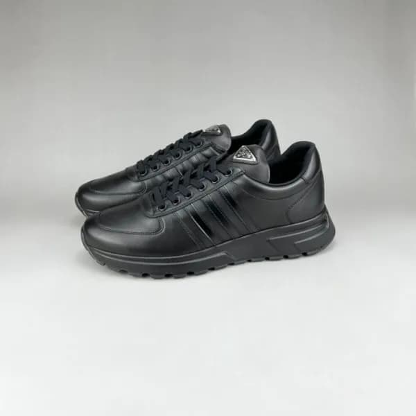 프라다 남성 클래식 블랙 스니커즈 - Mens Black Sneakers - pra0277… - 1