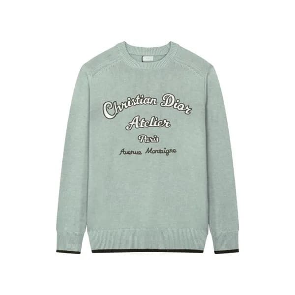 디올 남성 민트 크루넥 스웨터 - Mens Mint Sweaters - dio02119x - 1