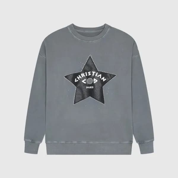 디올 남성 클래식 그레이 맨투맨 - Mens Gray Tshirts - dio02121x - 1