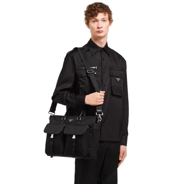 프라다 남성 블랙 크로스백 - Prada Mens Black Cross Bag - pr44… - 1
