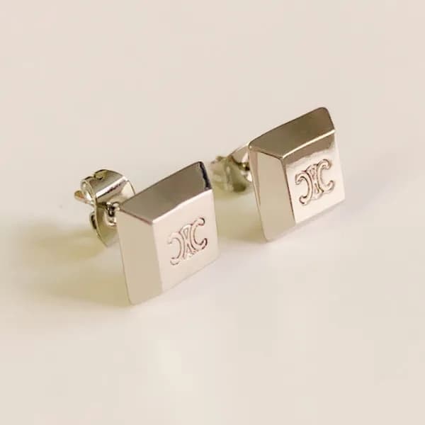 셀린느 여성 화이트 골드 이어링 - Celine Womens White Gold Earri… - 1