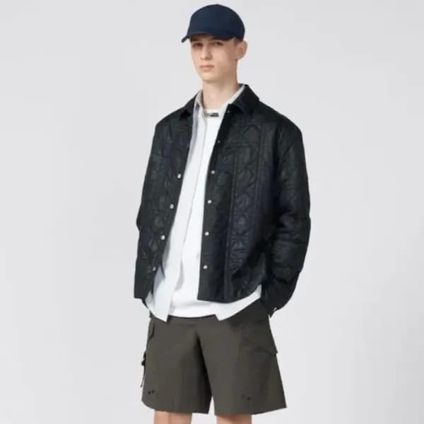디올 남성 캐쥬얼 블랙 반바지 - Dior Mens Black Half-pants - di… - 1