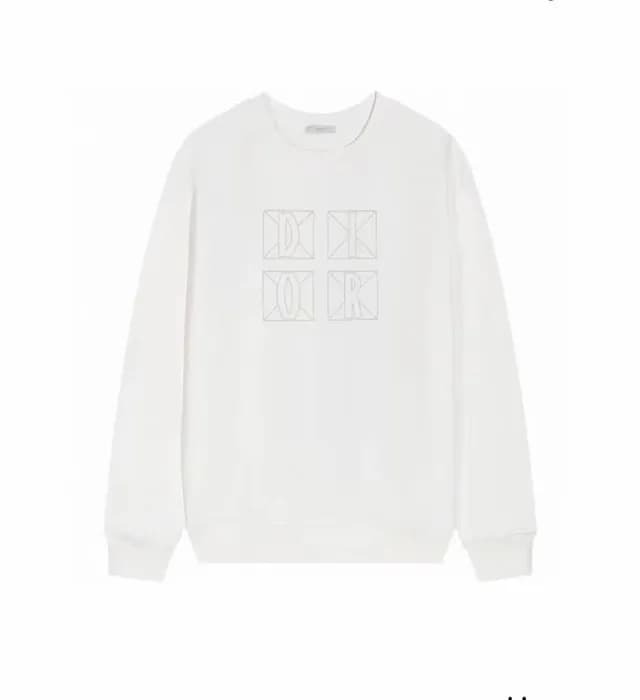 디올 남성 클래식 화이트 긴팔티 - Dior Mens White Tshirts - di69… - 1