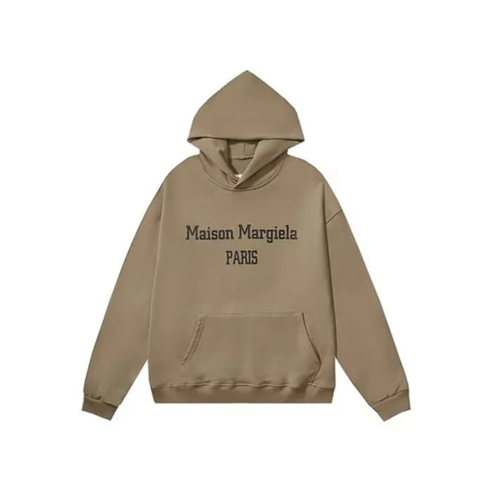 메종 마르지엘라 남성 카멜 후드티 - Maison margiela Mens Camel Ho… - 1