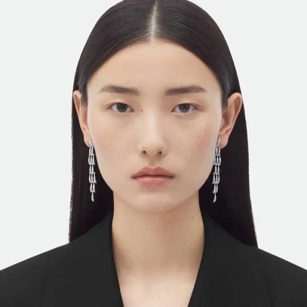 보테가베네타 여성 골드 이어링 - Bottega veneta Womens Gold Earr… - 1