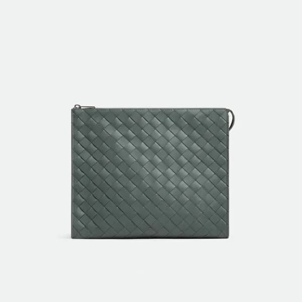 보테가베네타 남성 그레이 클러치 - Bottega Veneta Mens Gray Clutc… - 1