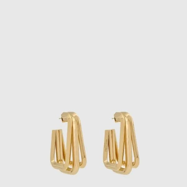 입생로랑 여성 메탈 이어링 - Saint Laurent Womens Metal Earrin… - 1