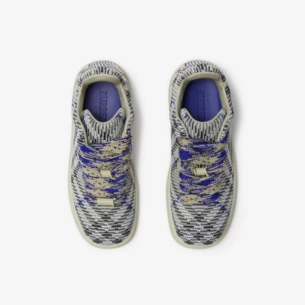 버버리 남/녀 그레이 스니커즈 - Burberry Unisex Gray Sneakers -… - 1