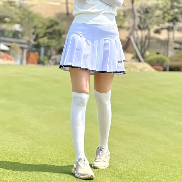 PXG 여성 올 오버 플리츠 스커트 - gol694x - 1