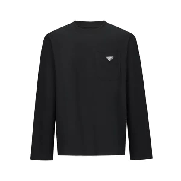 프라다 남성 라운드 긴팔티 - Prada Mens Round Tshirts - prc181… - 1