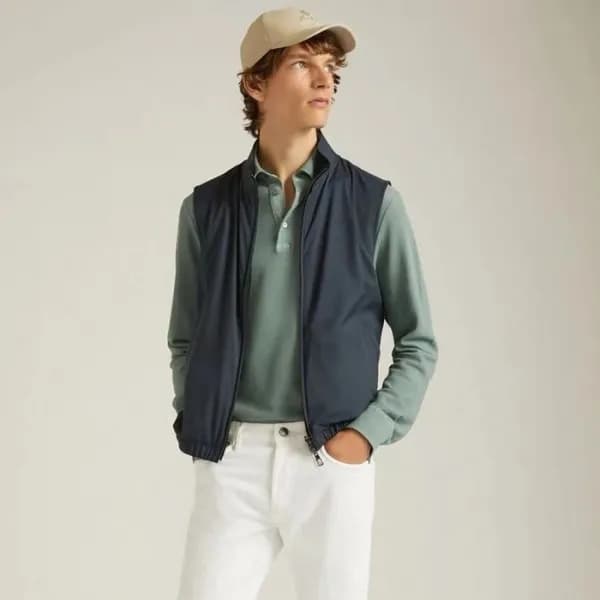 로로피아나 남성 양면 베스트 - Loro Piana Mens Basic Vest - lpc… - 1