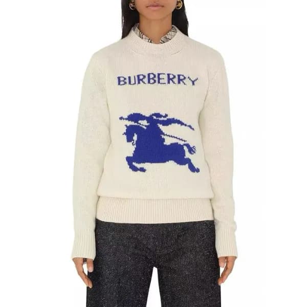 버버리 여성 라운드 스웨터 - Burberry Womens Round Knitwear - … - 1