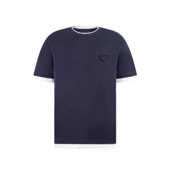 프라다 남성 라운드 반팔티 - Prada Mens Round Tshirt - prc5372… - 1